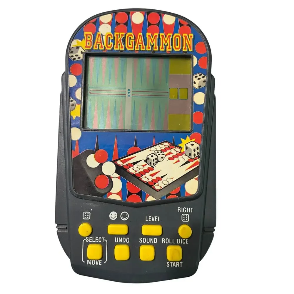 Vtg Handheld Electronic Games Texas Hold'em Poker Showdown Jeopardy Backgammon